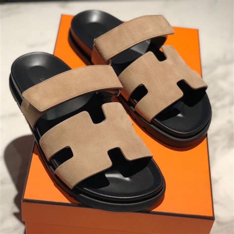 hermes mens moccasins|hermes men's sandals street style.